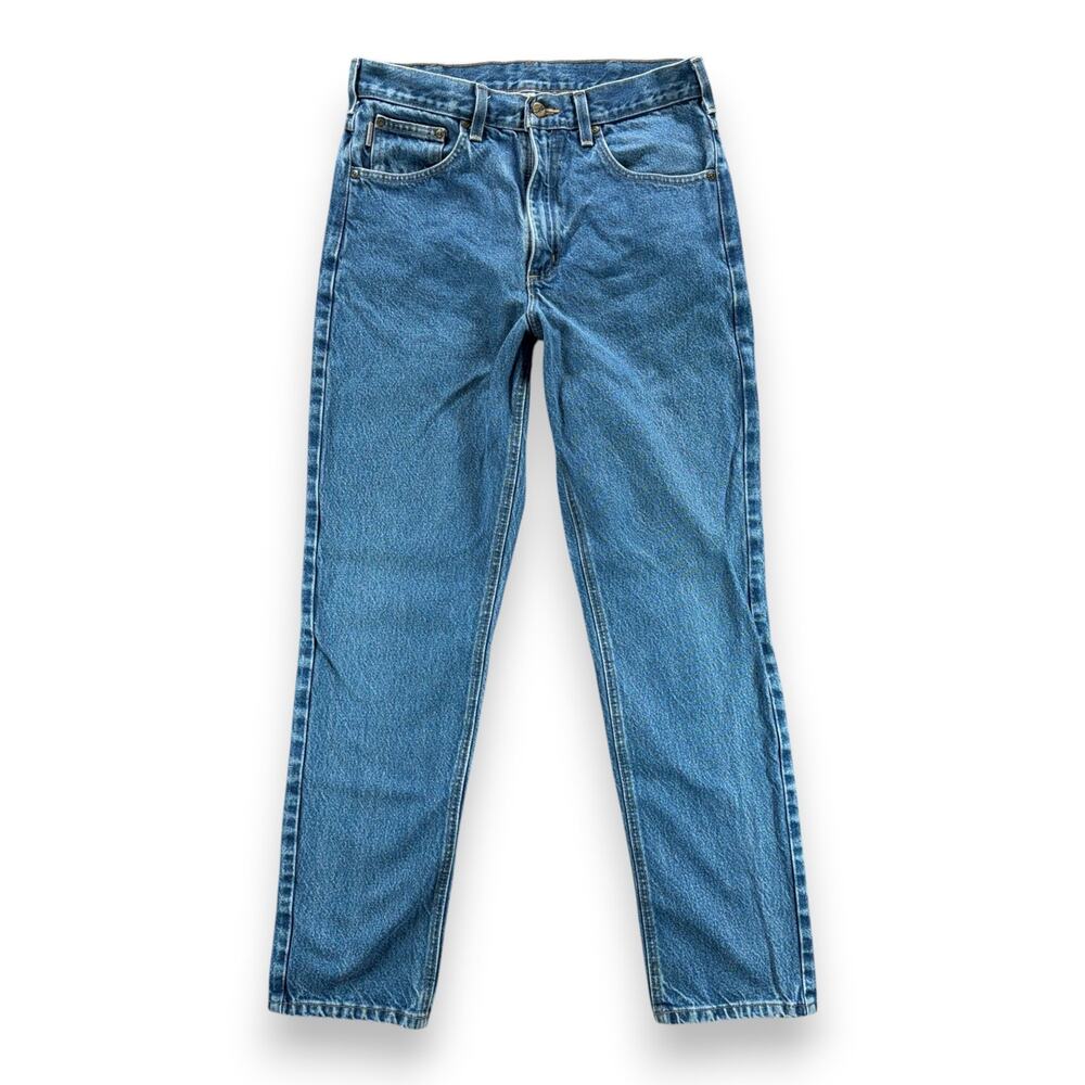 Vintage Carhartt Jeans Mens 32x32 Blue Medium Wash Cotton Denim Workwear B18 Y2K